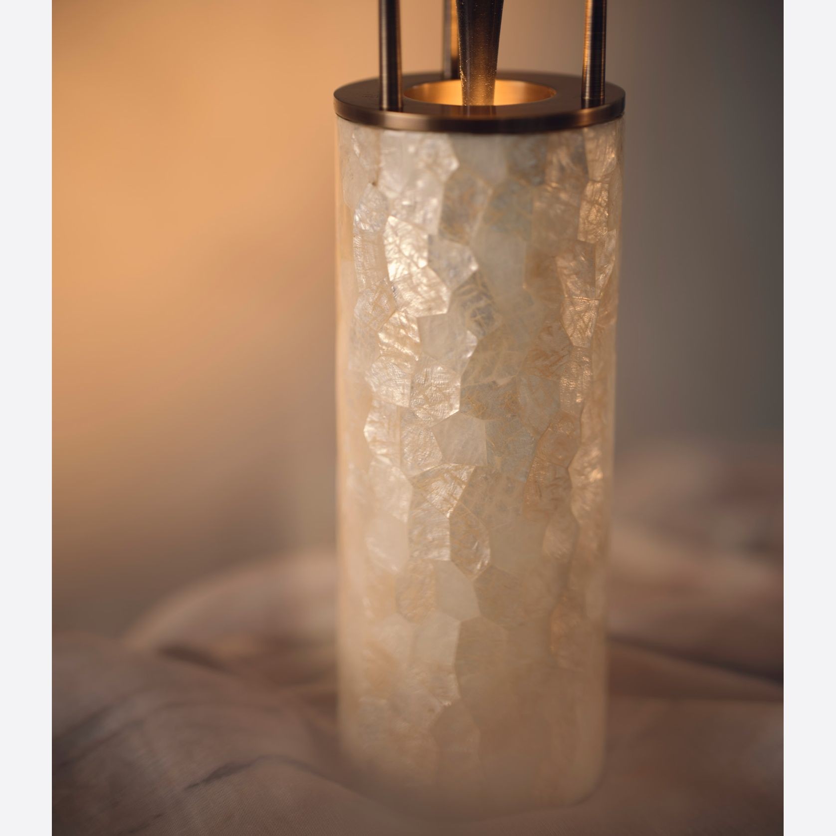 Luna Capiz Table Lamp gallery detail image