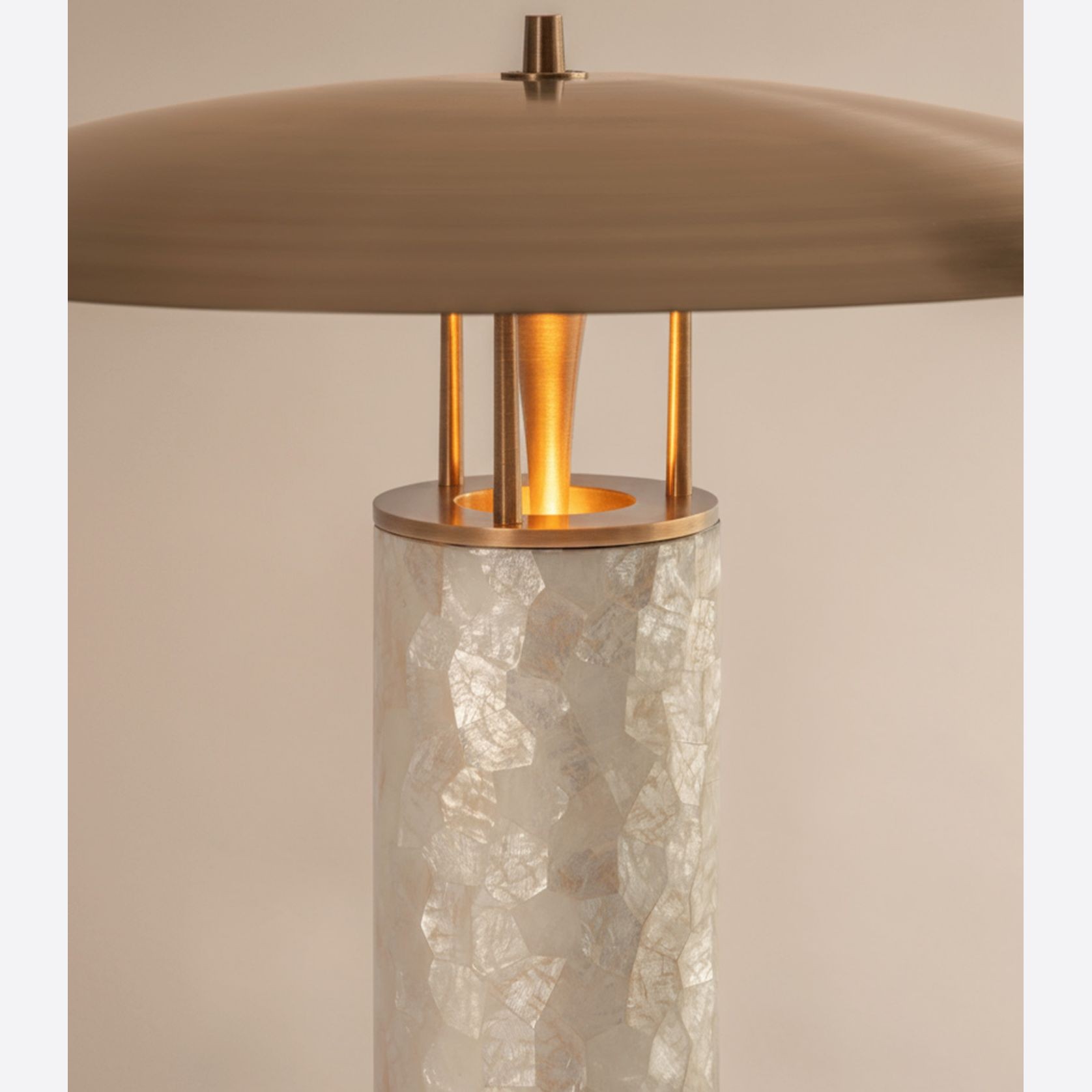 Luna Capiz Table Lamp gallery detail image