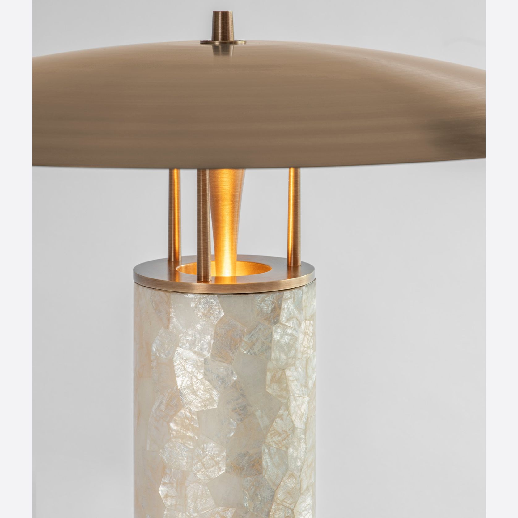 Luna Capiz Table Lamp gallery detail image