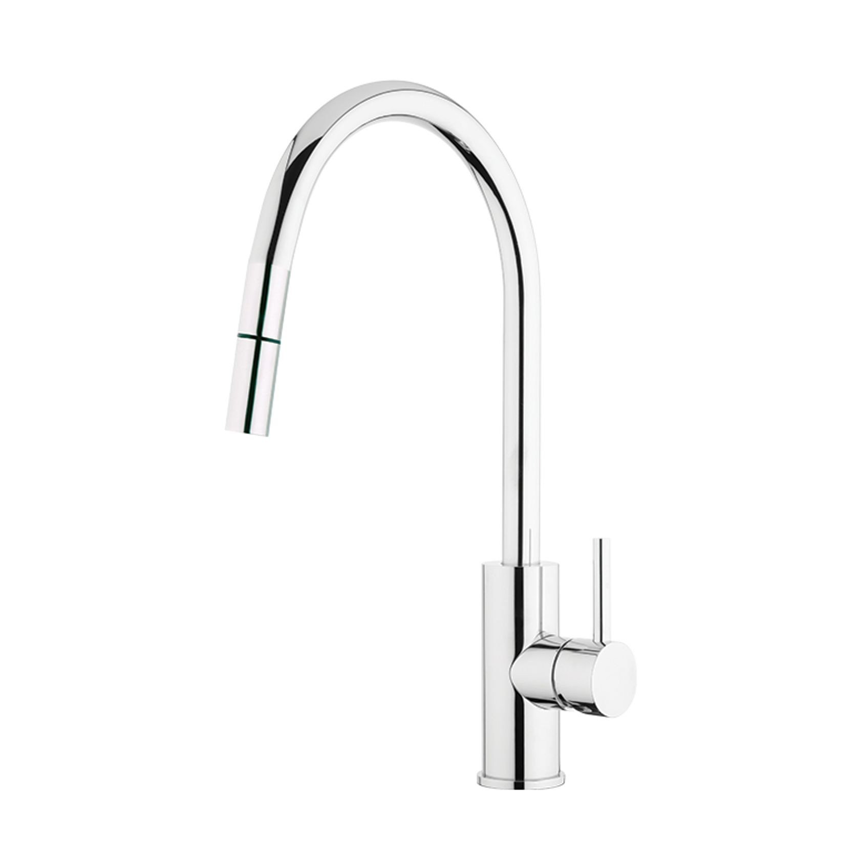 Voda Gooseneck Pull Out Sink Mixer with Cold Start tech gallery detail image