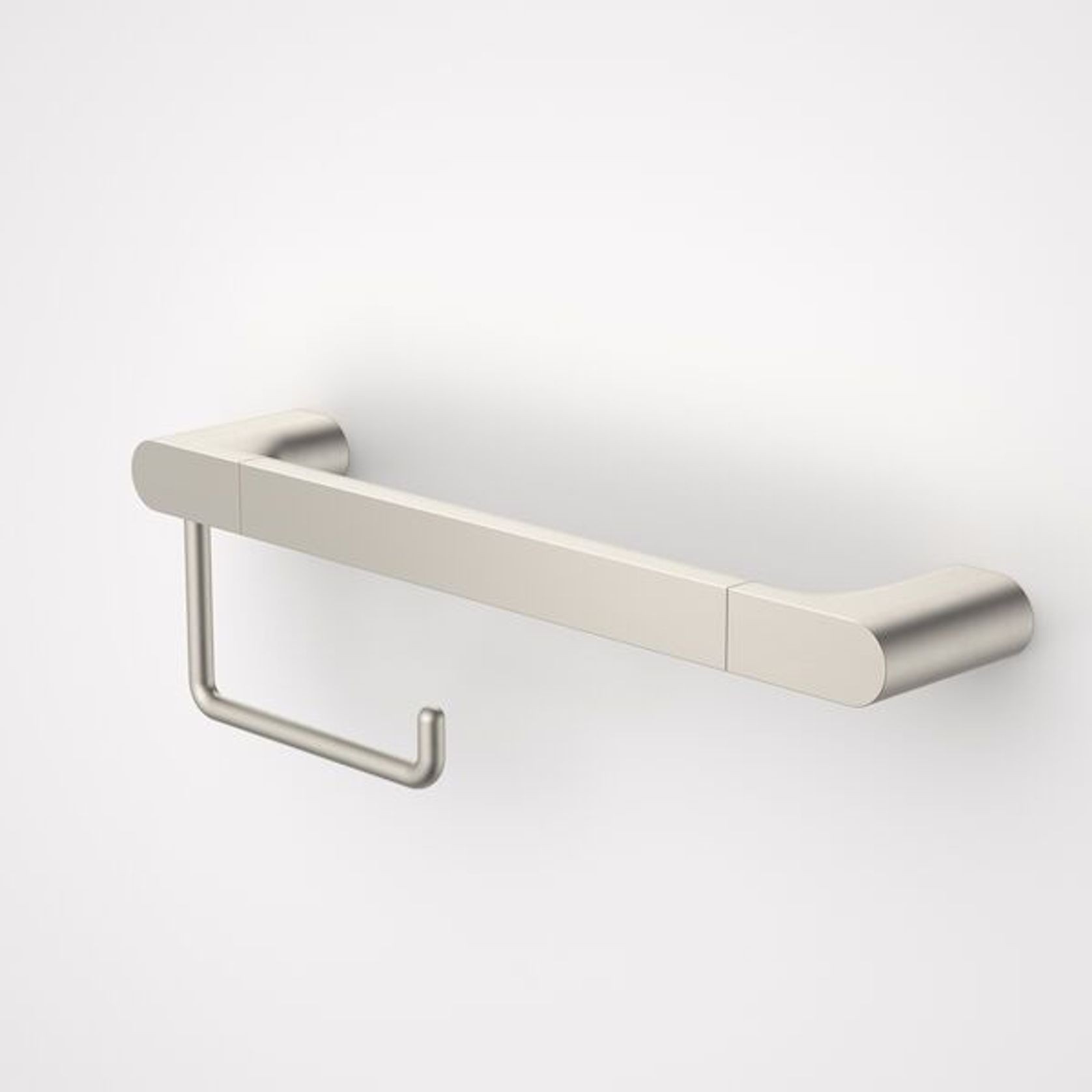 Urbane II Universal Rail 400mm + Toilet Roll Holder Set gallery detail image
