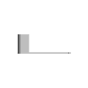 Bianca Toilet Roll Holder | Chrome gallery detail image