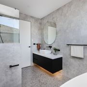 Bianca Toilet Roll Holder | Matte Black gallery detail image
