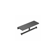Pari Double Toilet Paper Holder With Shelf gallery detail image