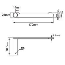 Rushy Toilet Roll Holder Brushed Nickel gallery detail image