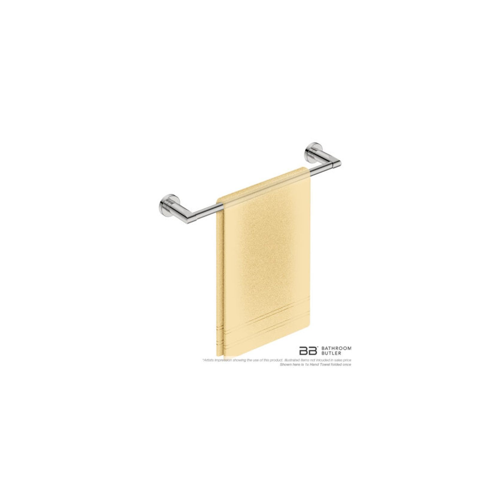 Single Towel Rail 430mm - 8200 Series Number 8270 gallery detail image