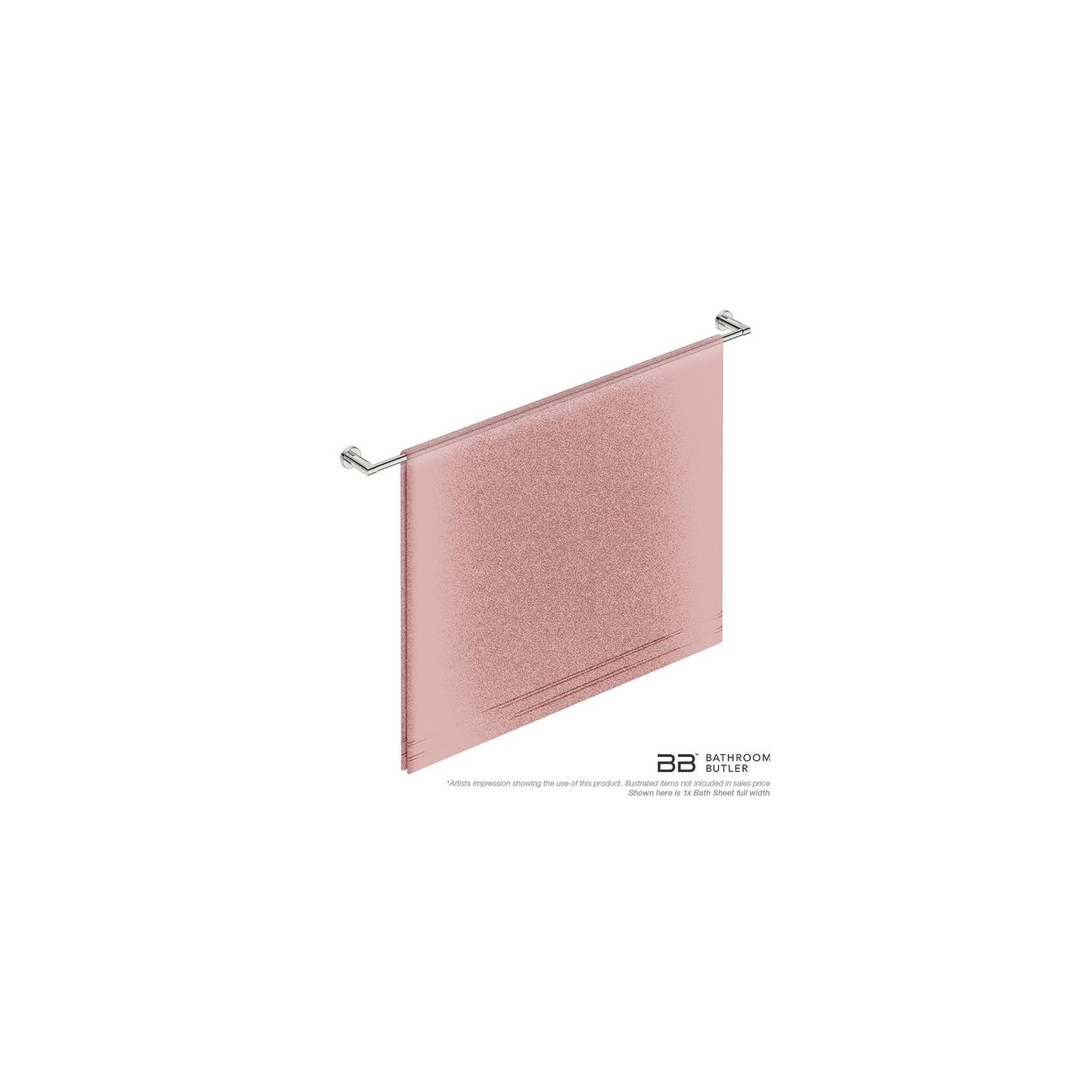 Single Towel Rail 1100mm - 8200 Series Number 8278 gallery detail image