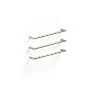 Buddy 650 Heated Towel Rail Brushed Brass Organic gallery detail image