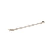 Rushy Single Towel Rail 800mm Brushed Nickel gallery detail image