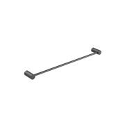 Caddence Single Towel Rail 600mm Gun Metal Grey gallery detail image