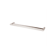 Rushy Double Towel Rail 600mm Brushed Nickel gallery detail image
