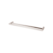 Rushy Double Towel Rail 800mm Brushed Nickel gallery detail image