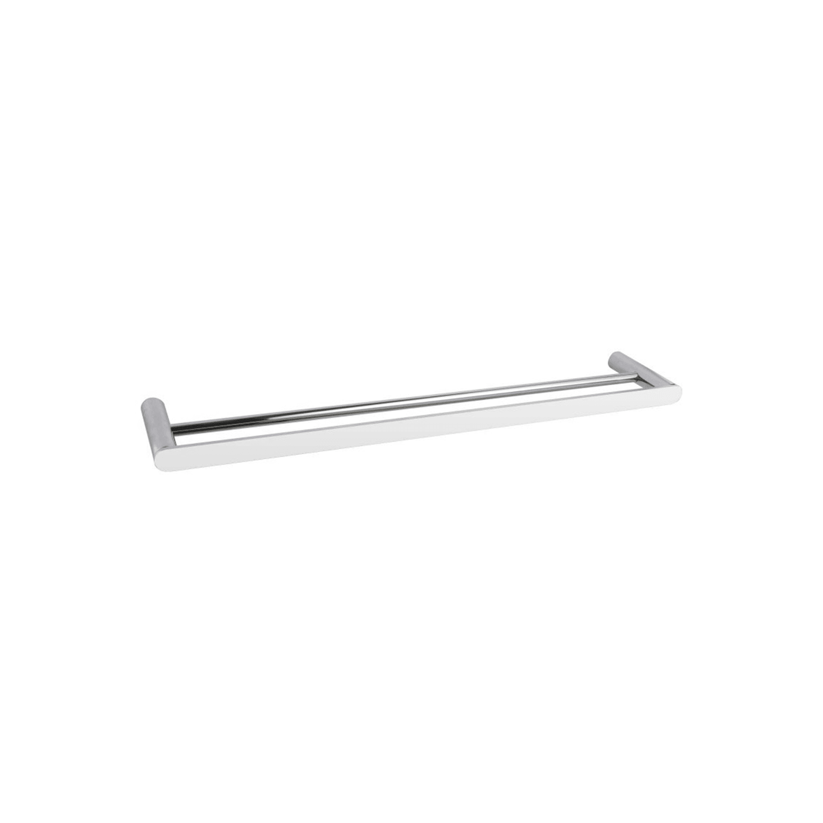 Rushy Double Towel Rail 800mm Chrome gallery detail image