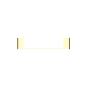 Bianca Hand Towel Rail | Brushed Gold gallery detail image