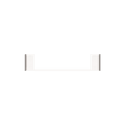 Bianca Hand Towel Rail | Brushed Nickel gallery detail image