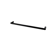 Rushy Single Towel Rail 800mm Matte Black gallery detail image