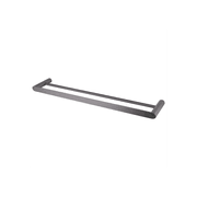 Rushy Double Towel Rail 600mm Gun Metal Grey gallery detail image