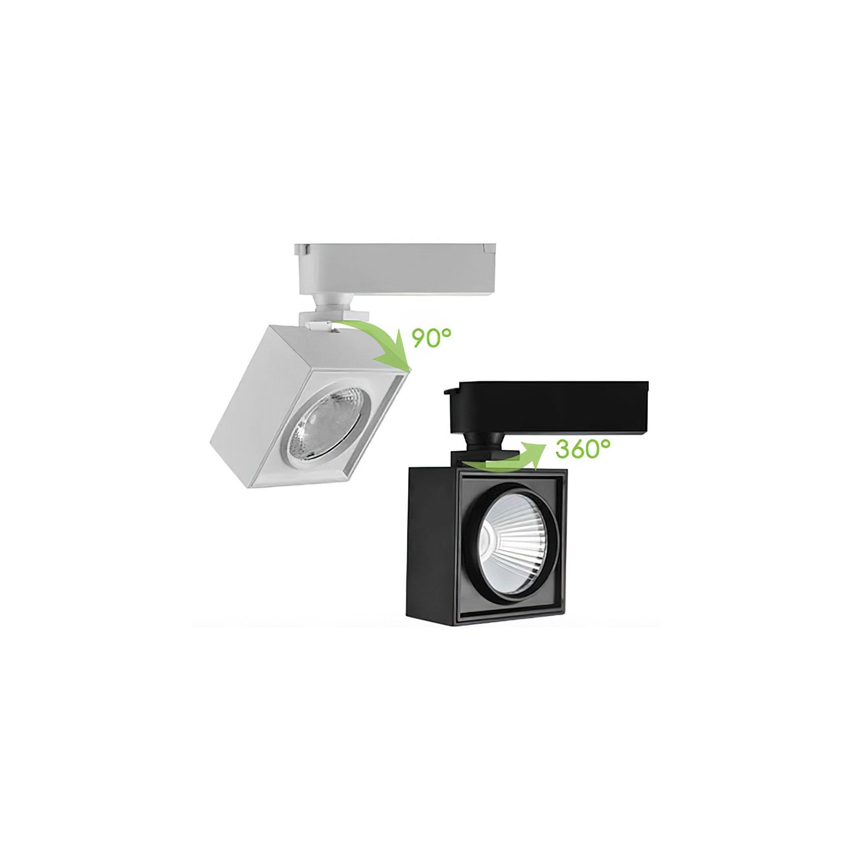 ME123 Square LED Track Light gallery detail image
