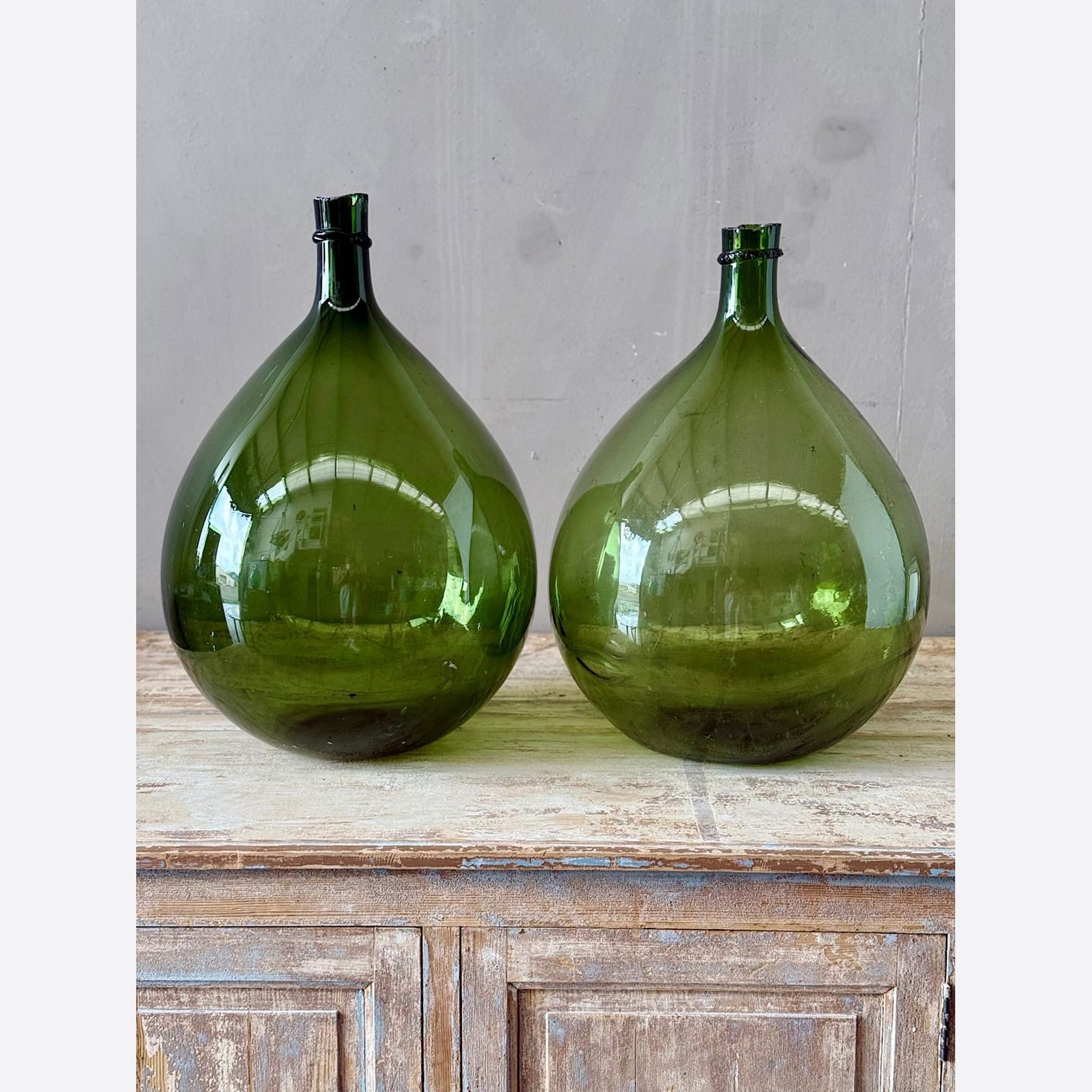 Large Glass Demijohn Wine Flagons gallery detail image