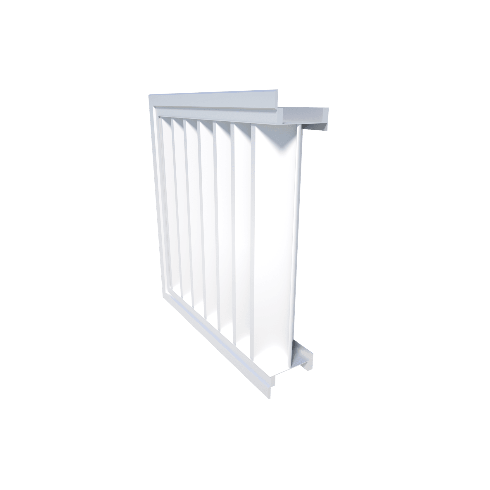 OVL-99 100m Vertical Weather Louver gallery detail image