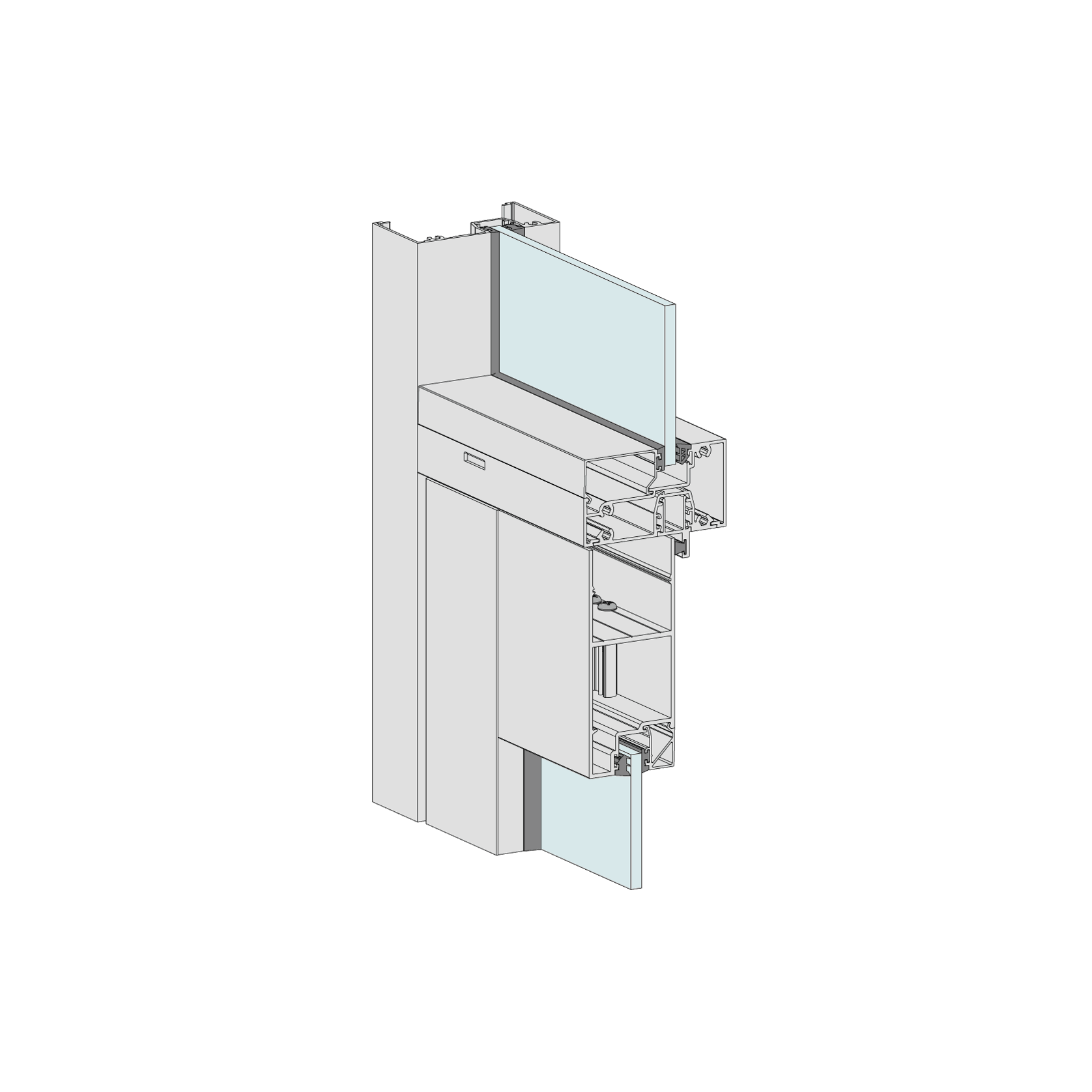 Elevate | Series 80 | Narrow Offset 80mm Framing gallery detail image