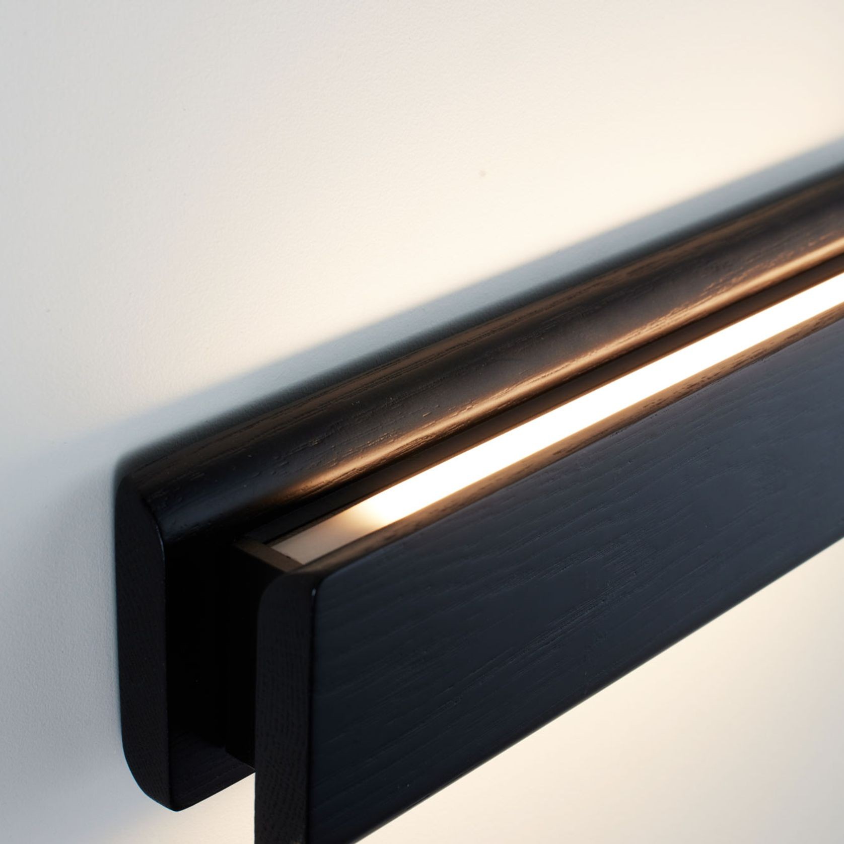 Array Sconce | American Oak - Black gallery detail image