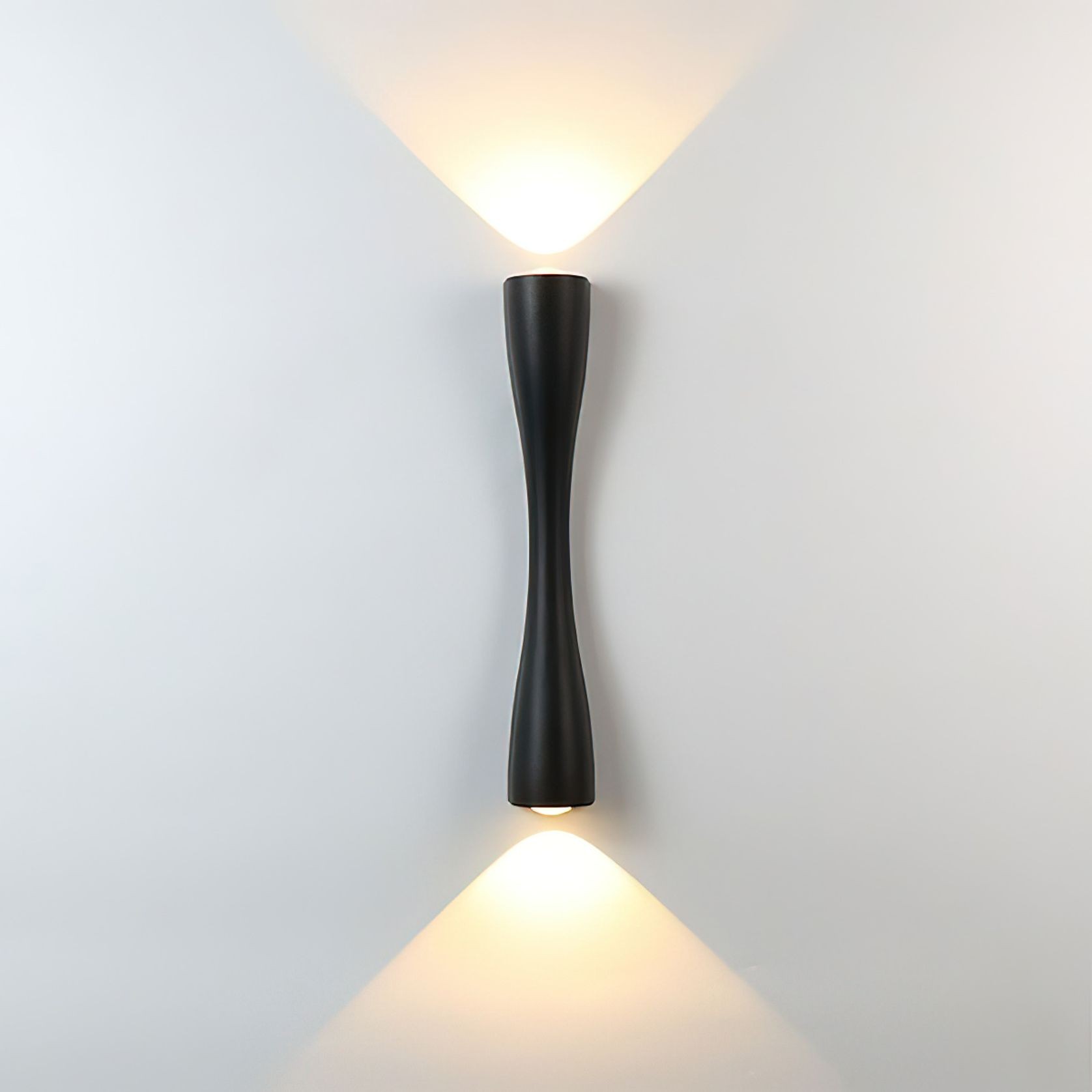 Modern outdoor wall light black