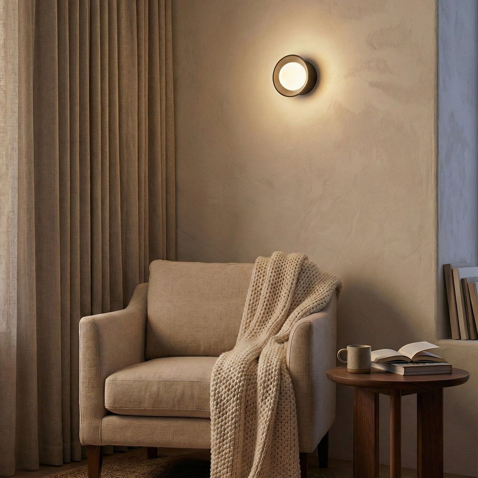 Nero Ceramic Wall Light gallery detail image