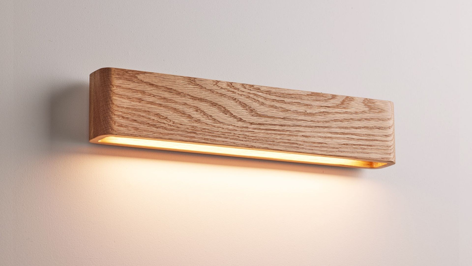 Umber Linear Sconce | Spotted Gum gallery detail image