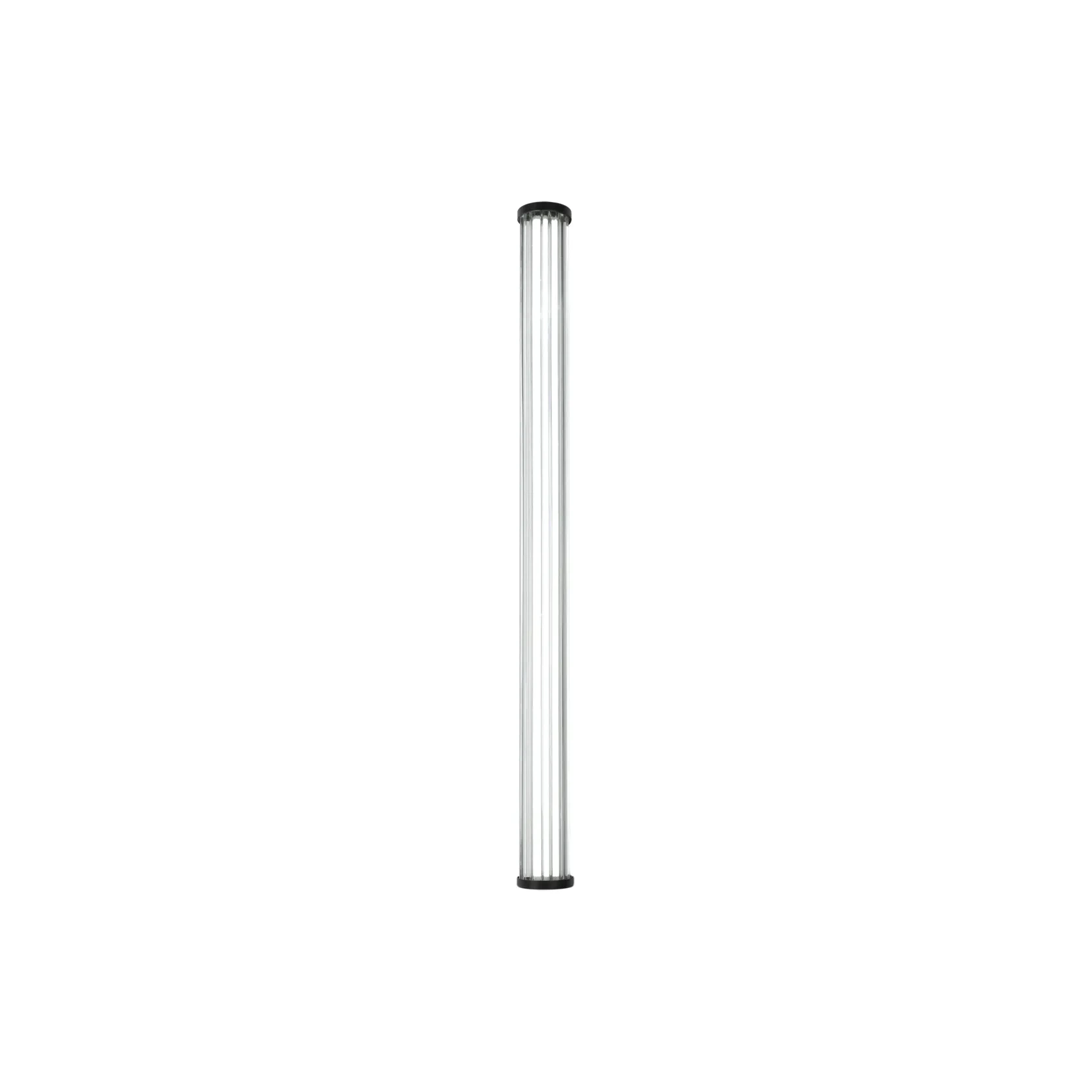 Junco IP65 Fluted Hand-Blown Glass LED Batten Light gallery detail image