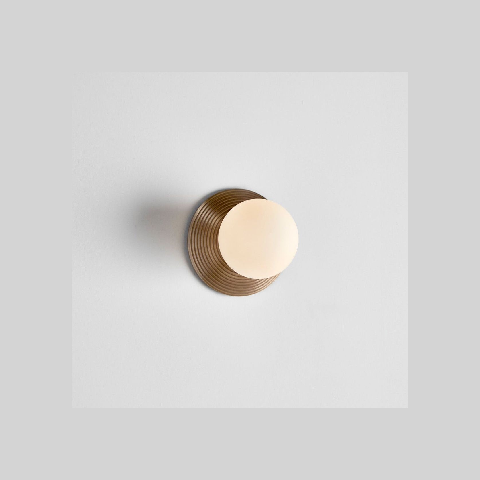 Orbit Brass Wall Light gallery detail image