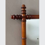 Antique French Faux-Bamboo Mirror gallery detail image