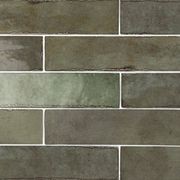 Tremain Sage Green Gloss Subway 246x60mm gallery detail image