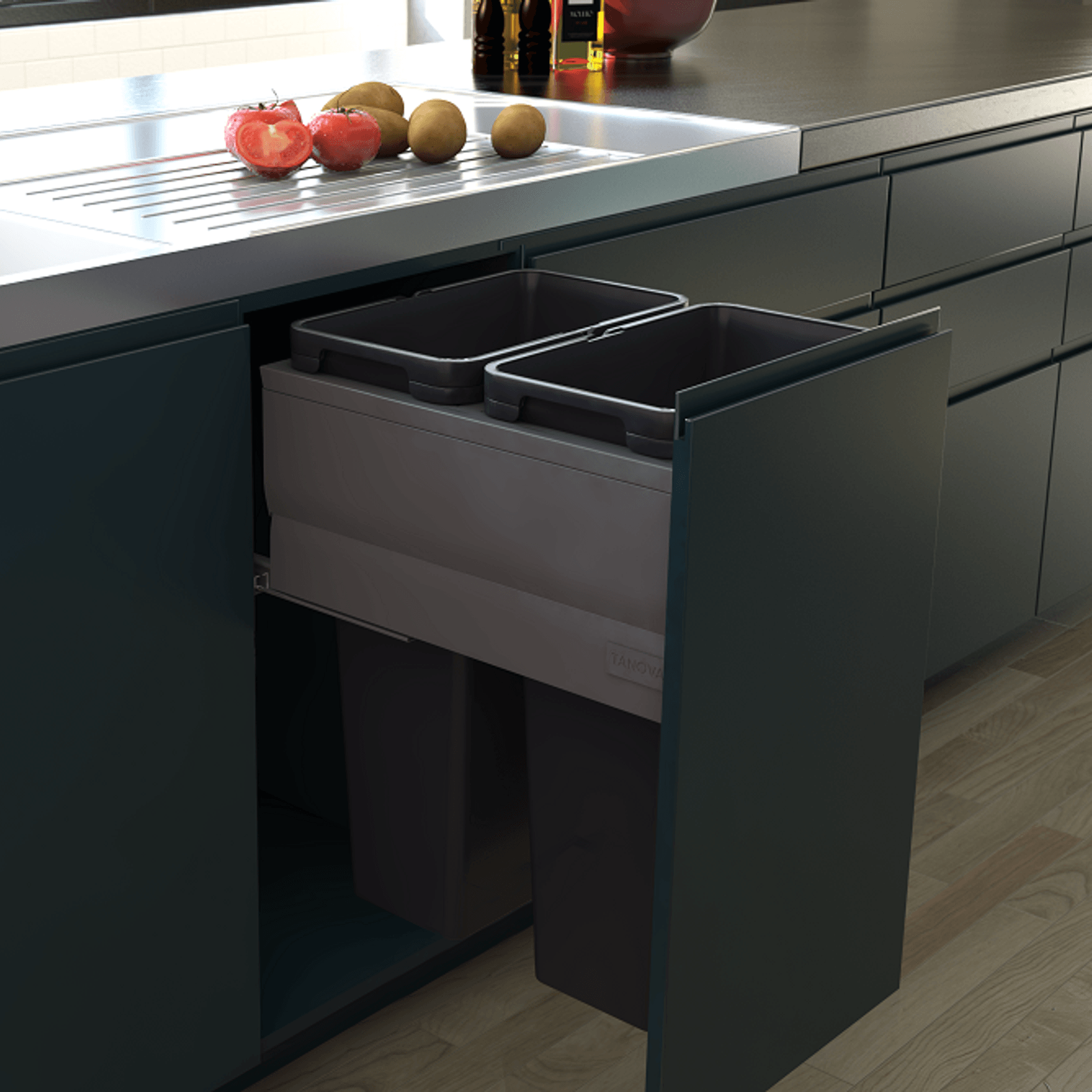 Tanova Designer Series Kitchen Waste Bins gallery detail image