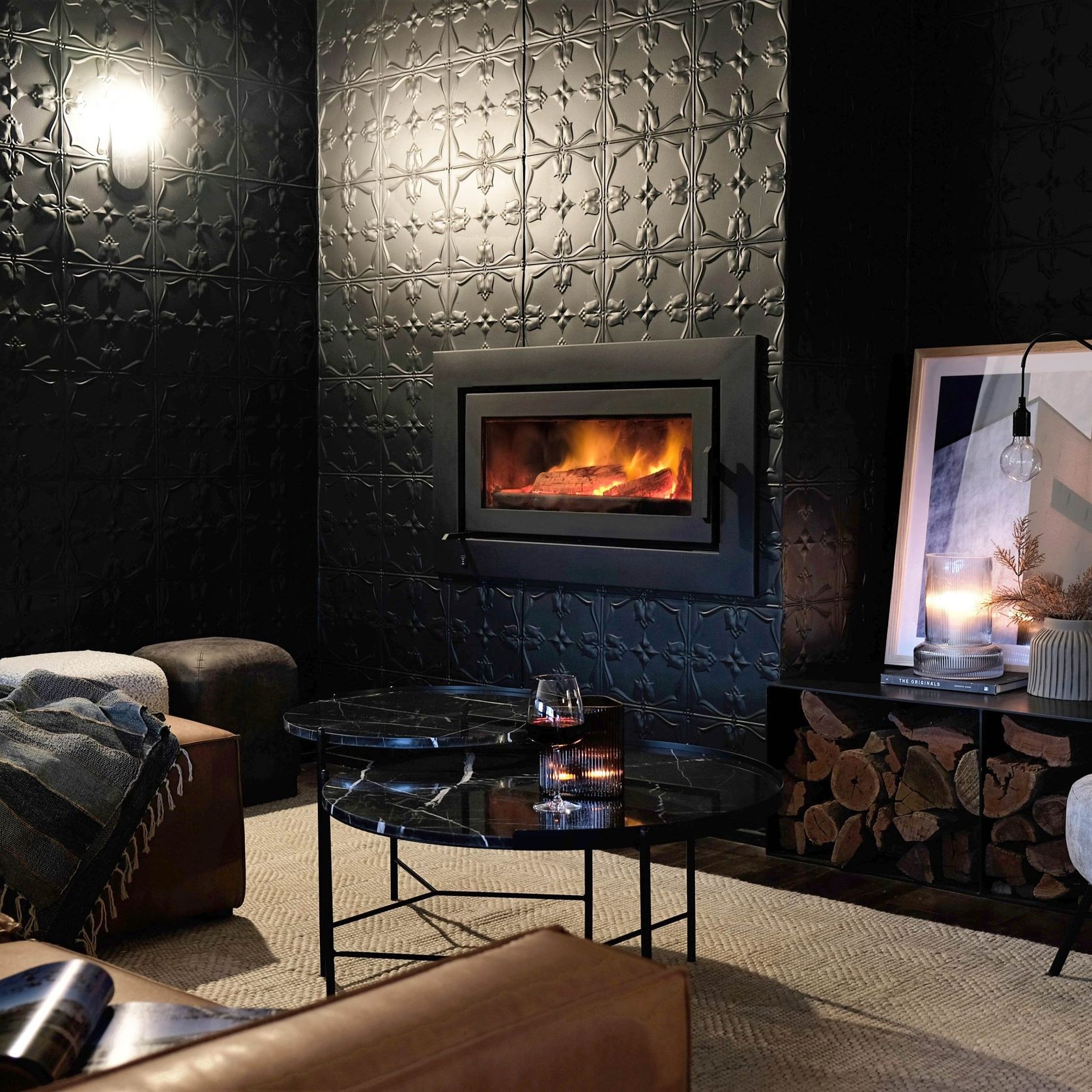 Kemlan Celestial 900 Insert Fan Forced Wood Fireplace gallery detail image