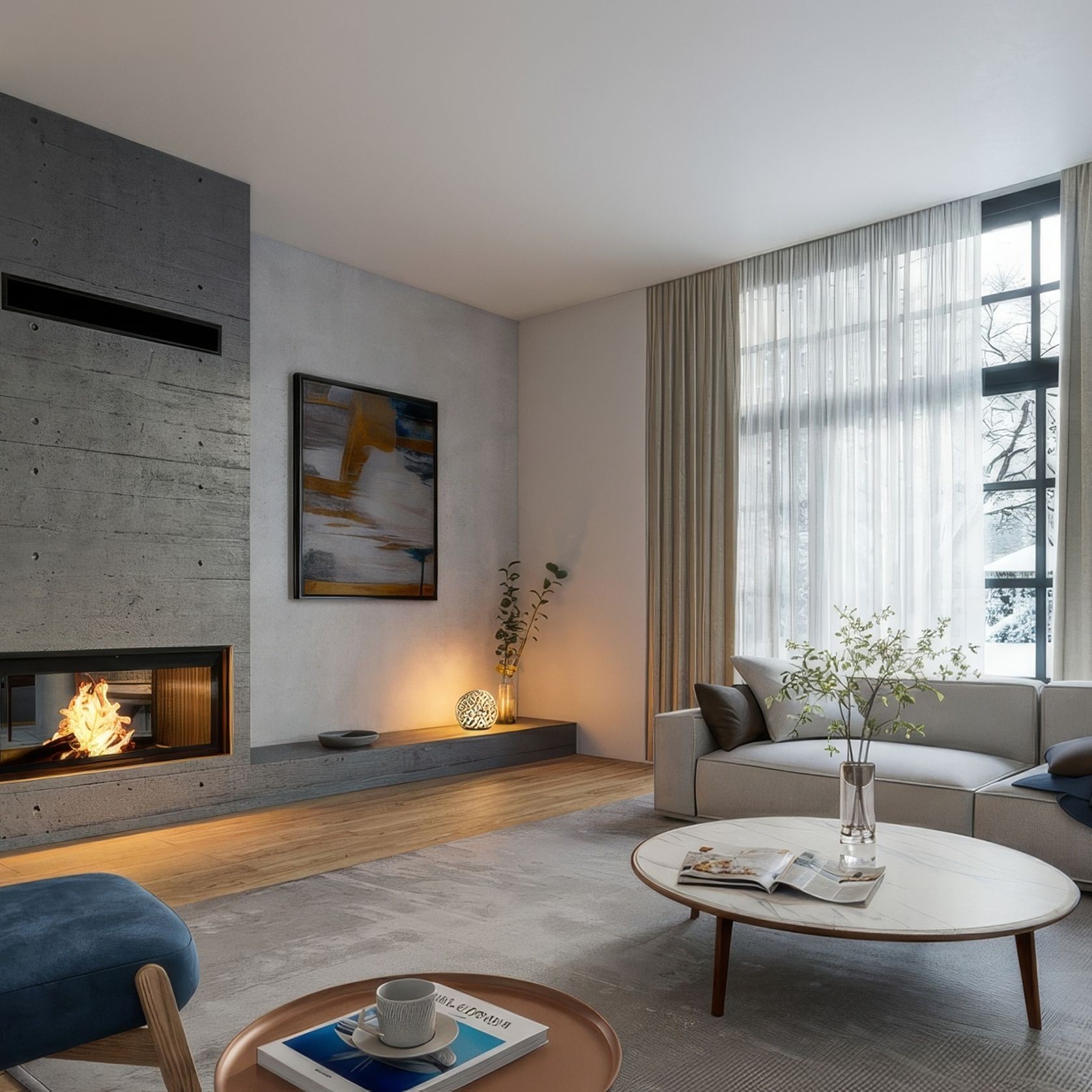 Axis FAS120 DS - Freestanding Fireplace gallery detail image