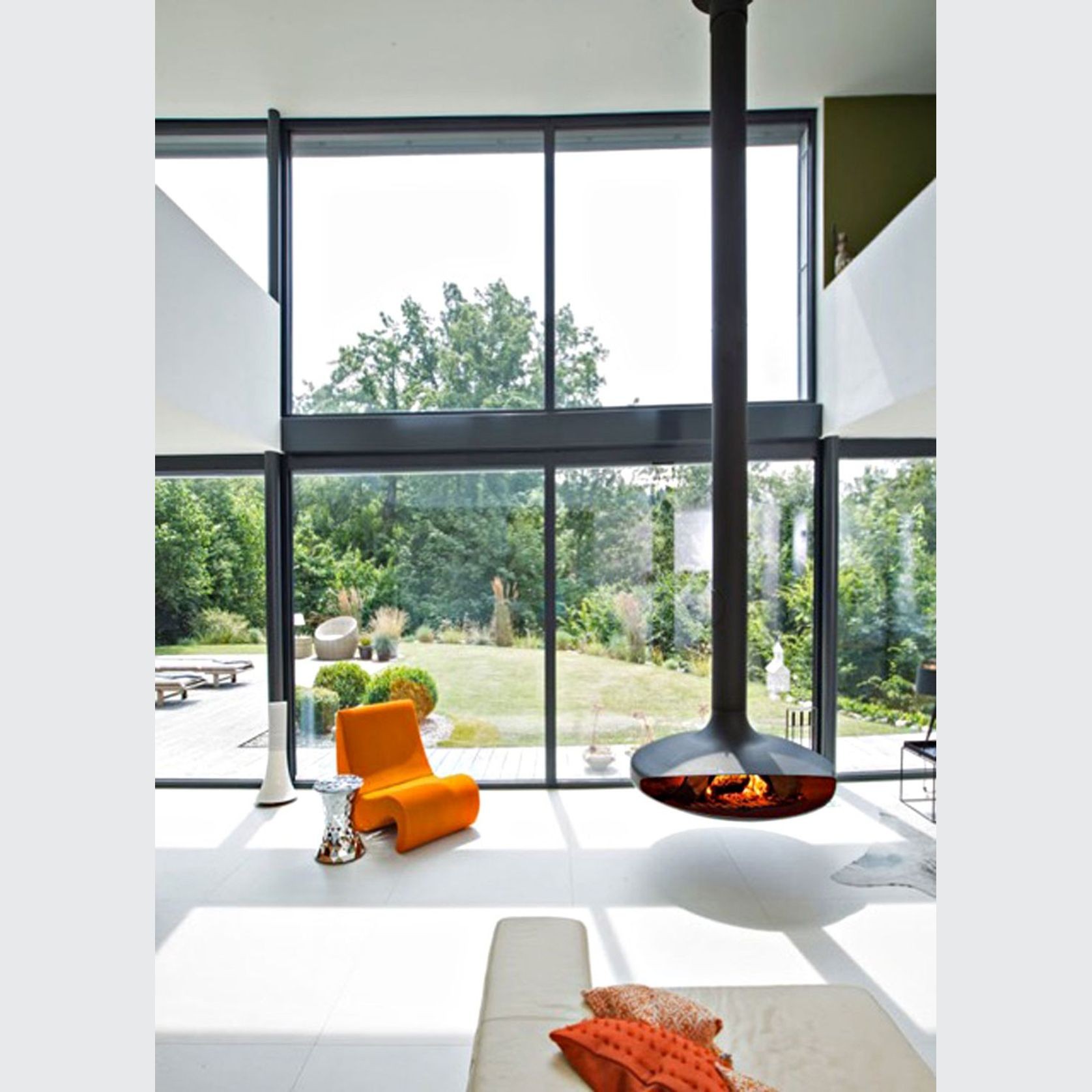 Gyrofocus - Suspended Fireplace gallery detail image