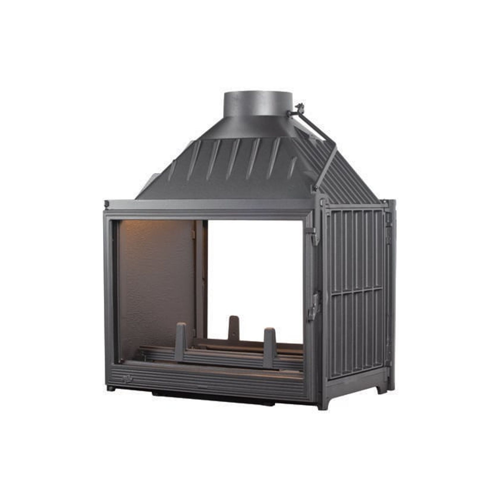 Seguin Multivision 8000 Double Sided Cast Iron Fireplace gallery detail image