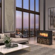 Visionline Taurus Double-Sided Freestanding Wood Fire gallery detail image