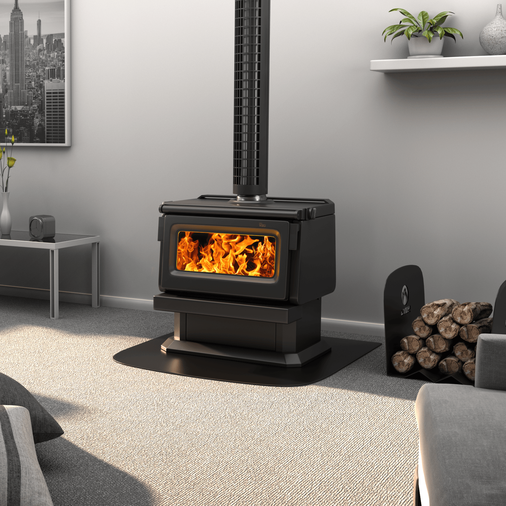 WEGJ 2000 Wood Burner gallery detail image