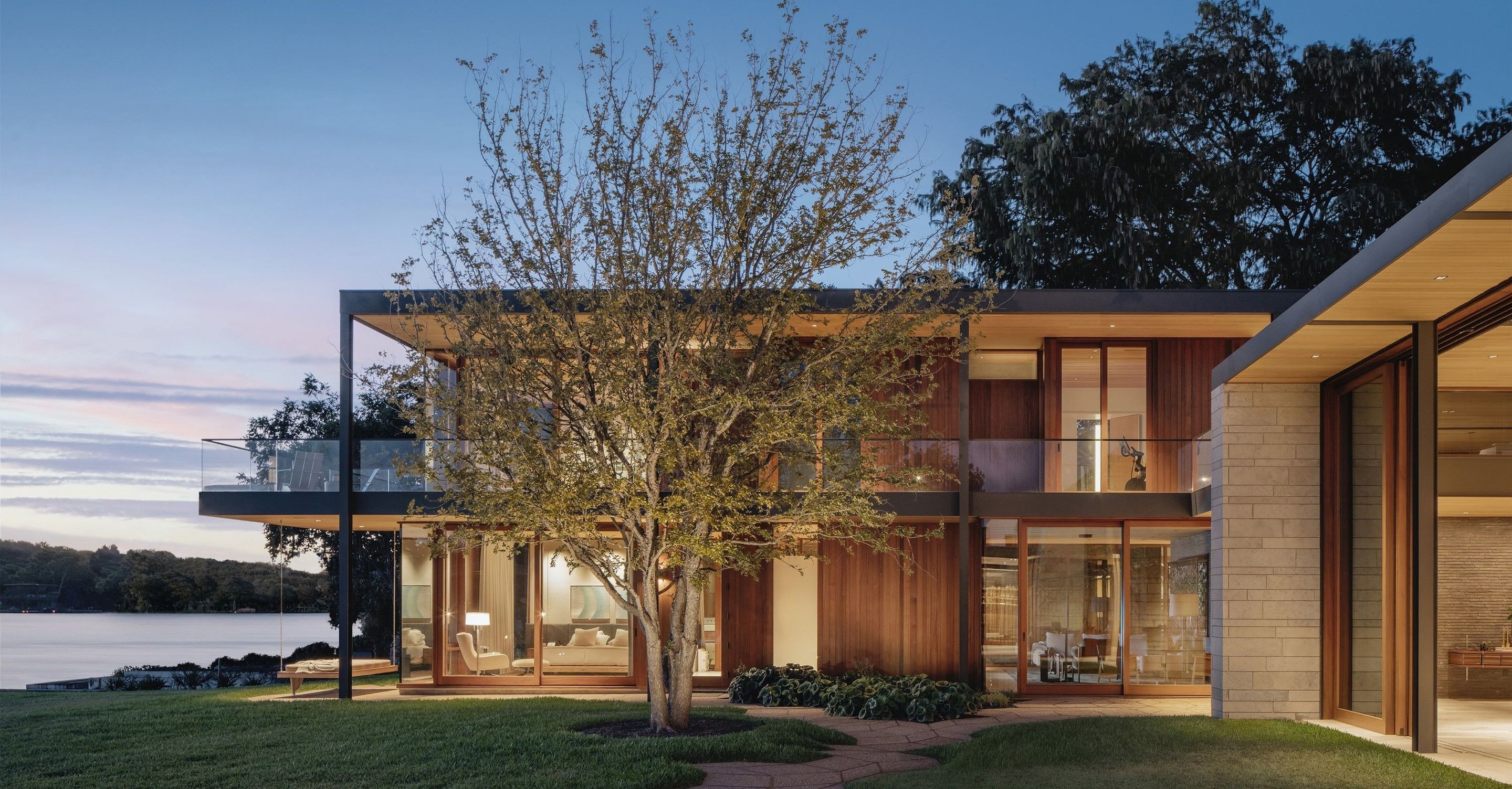 A Lake House Built on Mathematical Order