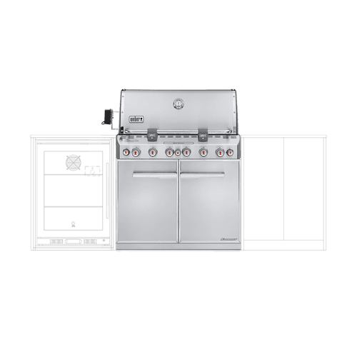 Stainless Steel Weber Summit Built-in Barbecues