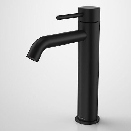 Matte Black Liano II Mid Tower Basin Mixer - All Pressure - Lead Free