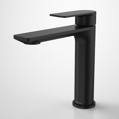 Matte Black Urbane II Mid Tower Basin Mixer - All Pressure - Lead Free