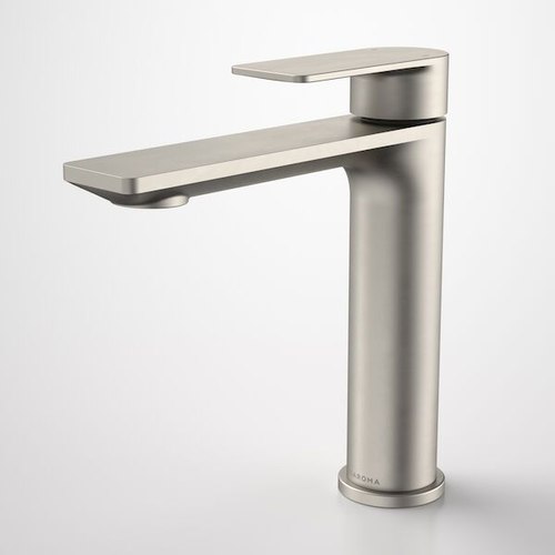 Brushed Nickel Urbane II Mid Tower Basin Mixer - All Pressure - Lead Free