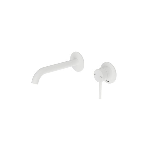 Matte White Nature Wall Basin Mixer - 7 Colours