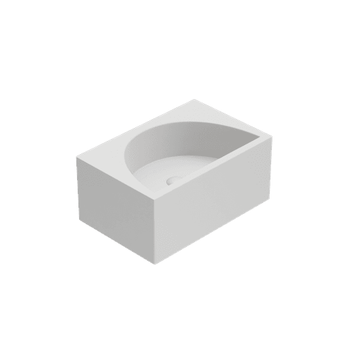 Dover White Deck Wall Hung Basin