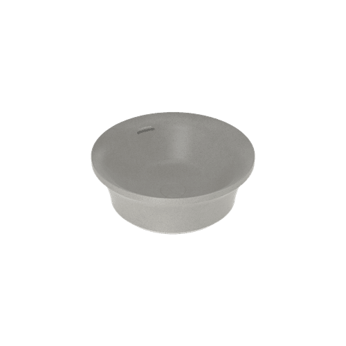 Schist Grey Flute Round Vessel Basin