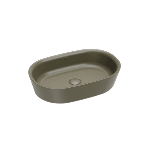 Olive Green Vela Vessel Basin