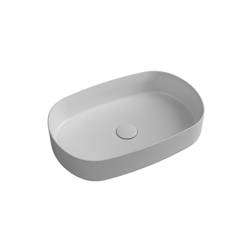 Matte White Toni Oval Vessel Basin